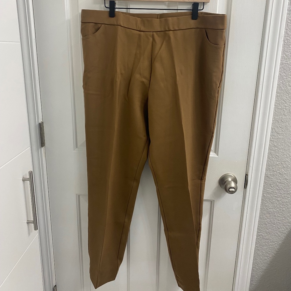 New without tags Graver Susan Graver XL mocha haze stretchy dress pants